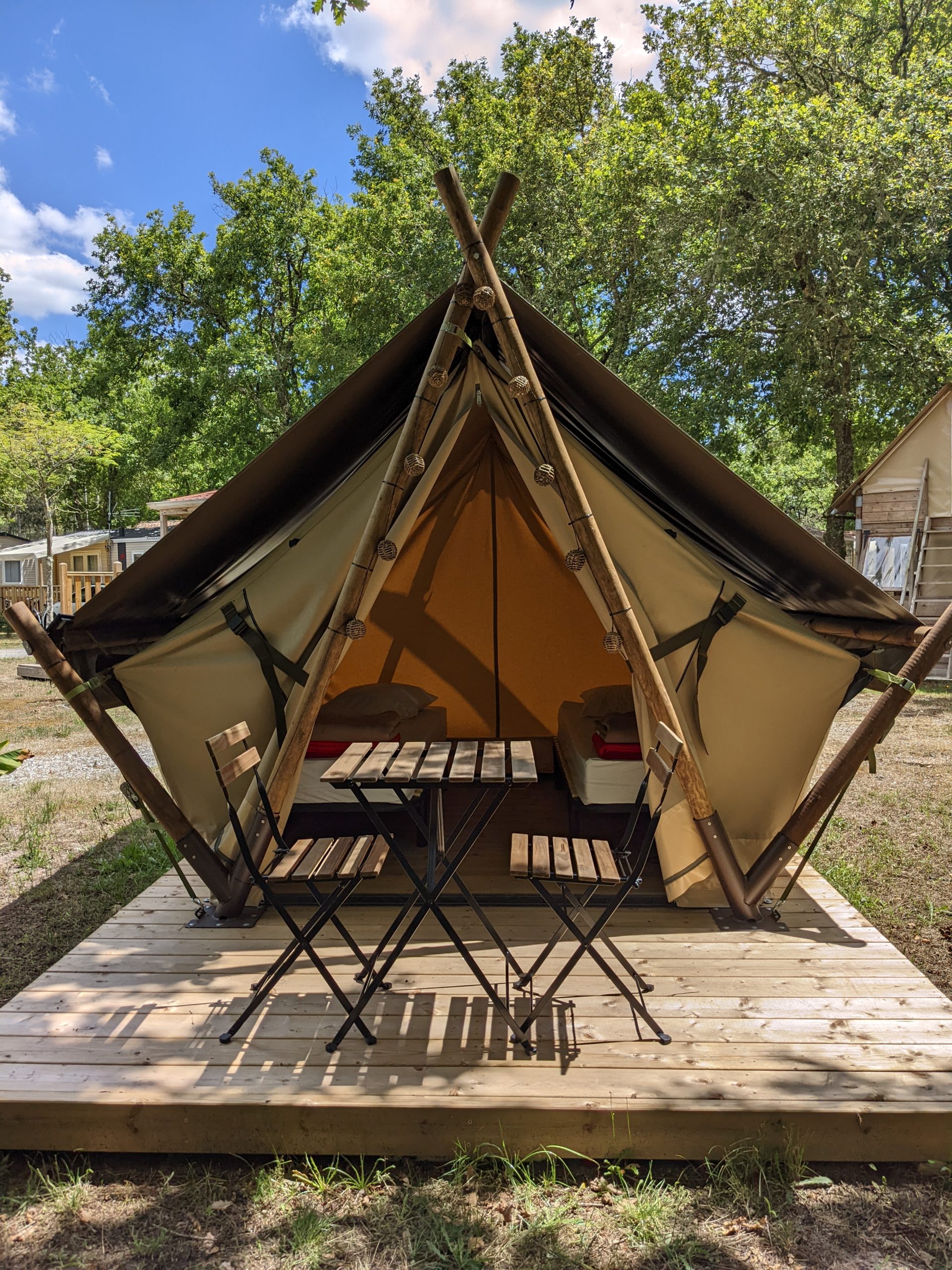 location tente camping nature