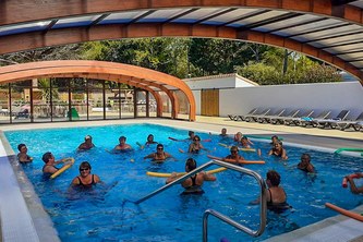 Séance d'aquagym — Camping de l'Île Blanche
