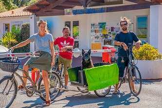 Accueil du Camping de l'Île Blanche