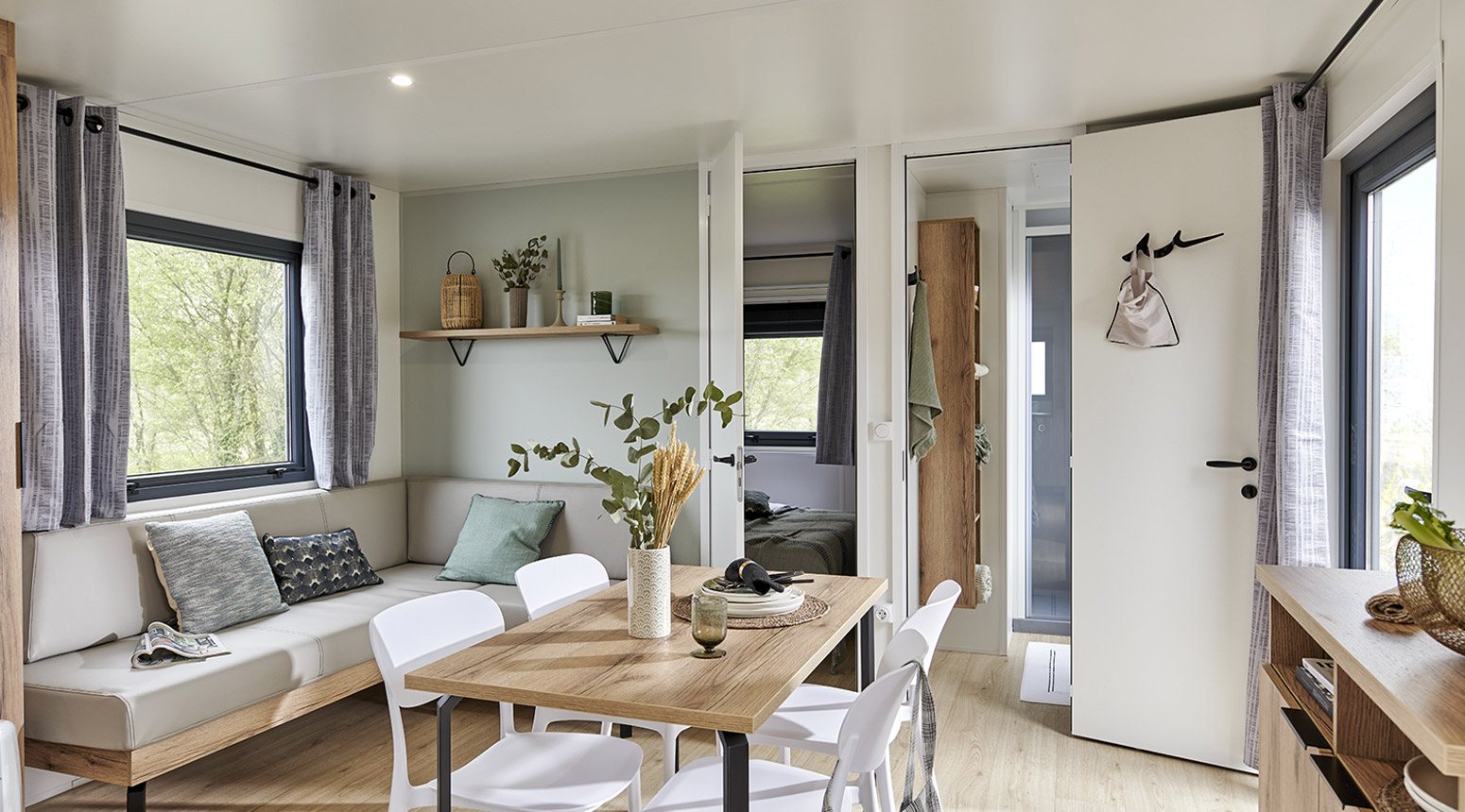 mobil-home camping Landes