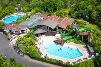 Toboggans à spirale Camping Sen-Yan Mézos