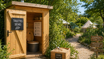 toilettes sèches en camping