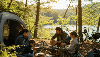 Camping en famille