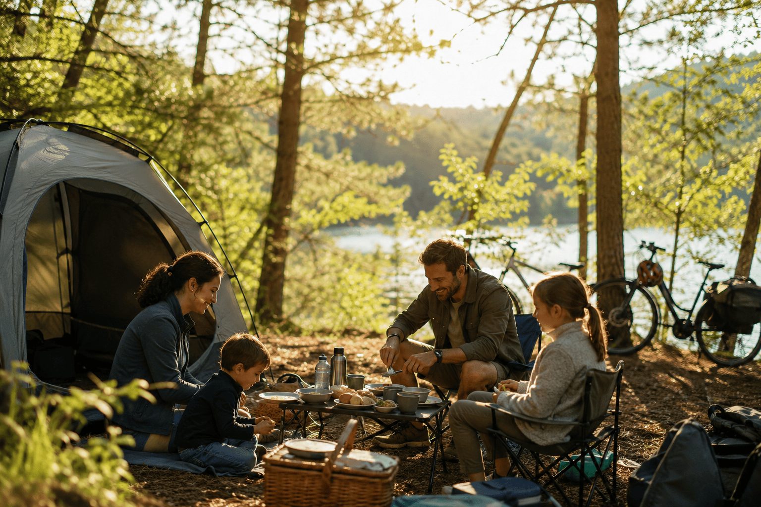 Camping mit der Familie: unsere Tipps für einen entspannten Start