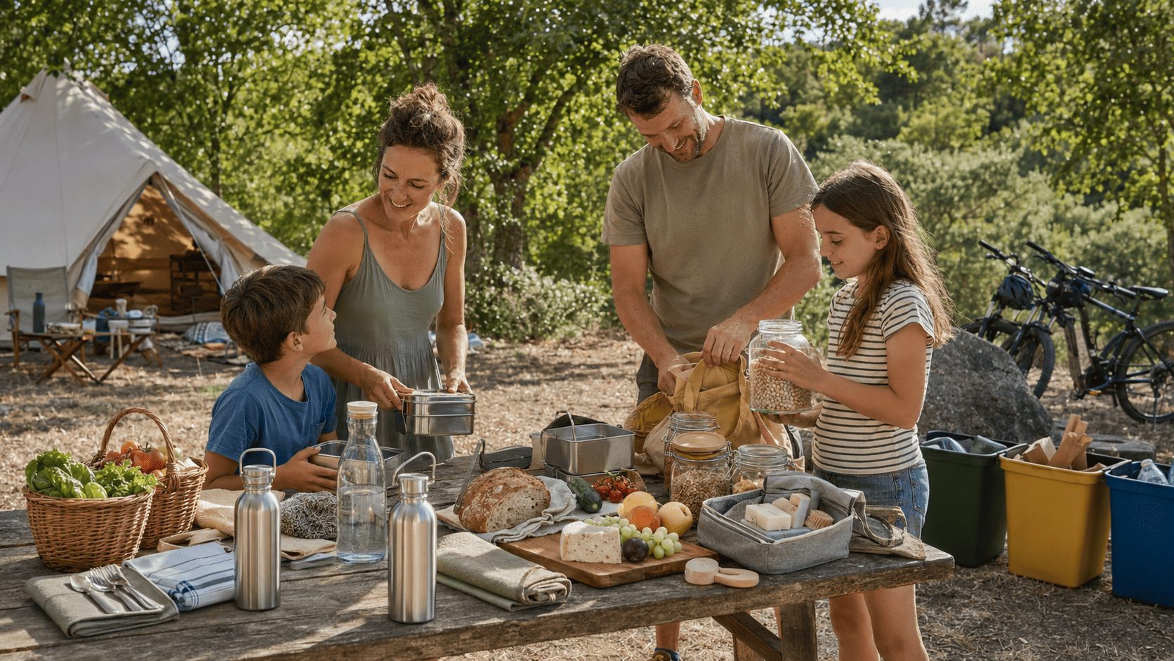 10 gestos de cero residuos que adoptar durante sus vacaciones