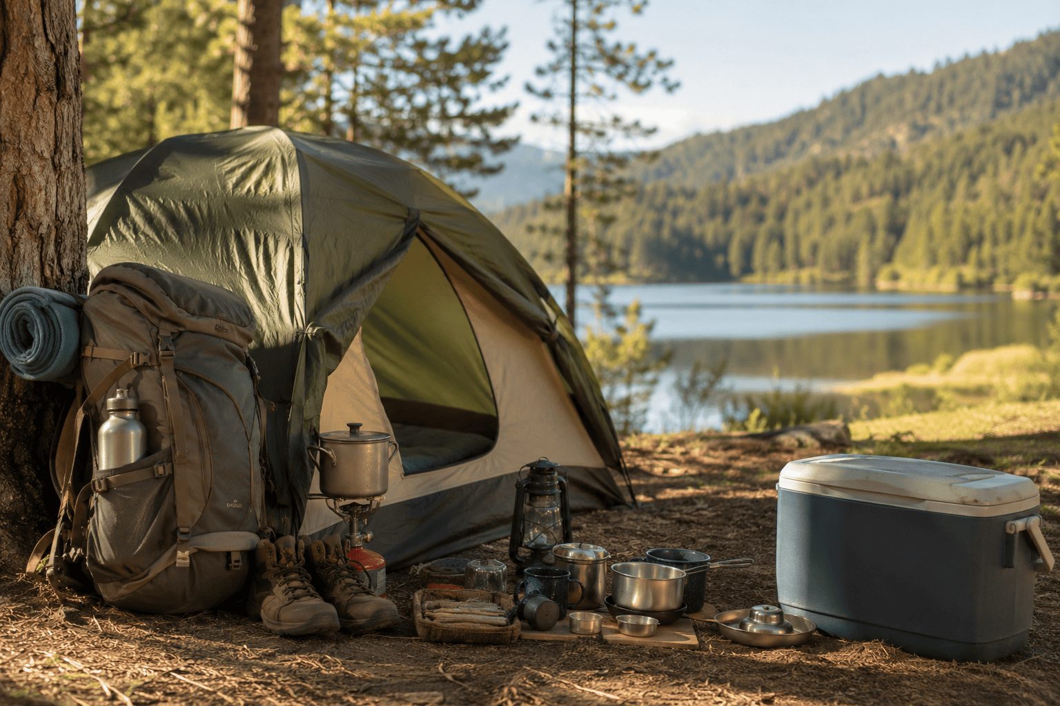 Die Packliste für den Campingurlaub, damit Sie nichts vergessen